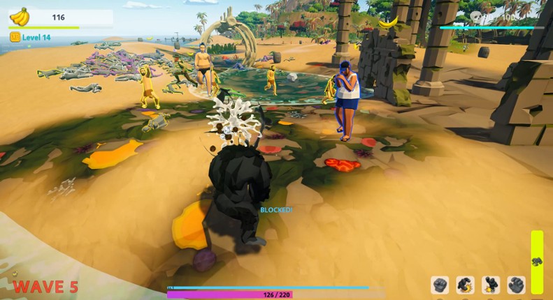 The Showdown: Gorilla vs 100 screenshot