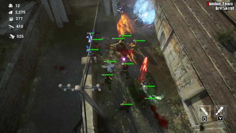 Zombie Town Breakout screenshot