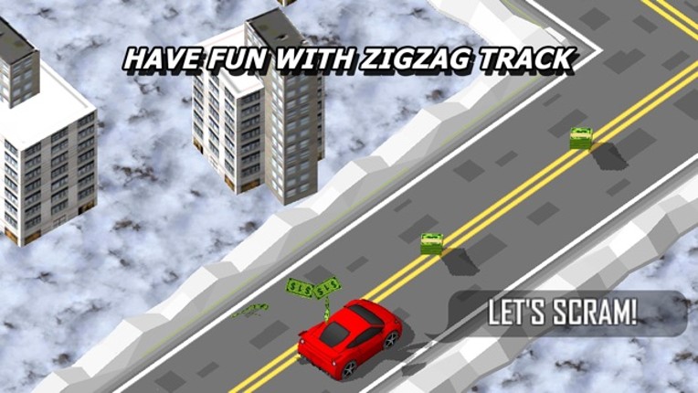 3D Zig-Zag Stunt Cars - Fast lane with Highway Traffic Racer screenshot