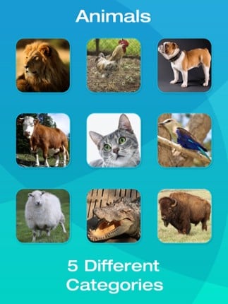 Animal and Tool Flashcards for Babies or Toddlers screenshot