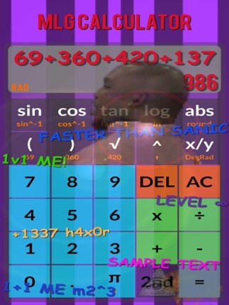 Calculator MLG screenshot