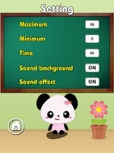 Cute Bear Hard-Working : Study Quick Math Image