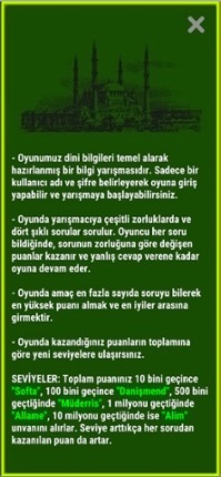 Dini bilgi yarışması screenshot