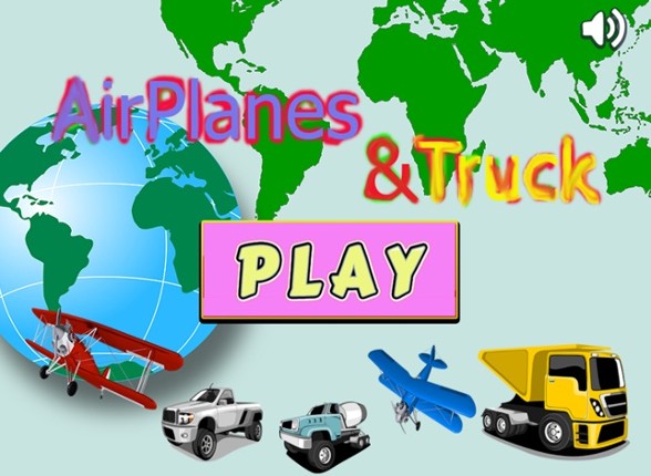 Fantasy AirPlanes And Truck Matching Cards Games for Kids Image
