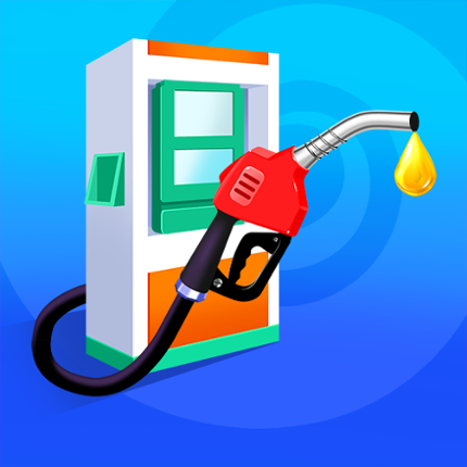 Gas Station 3D Image