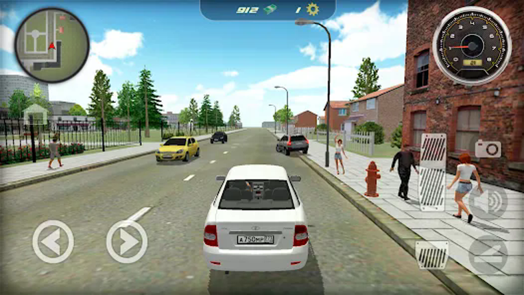 Лада Приорик - Шашки по городу screenshot
