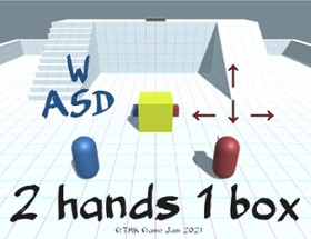 2 hands 1 box Image