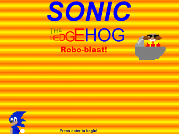 Sonic Robo Blast Image