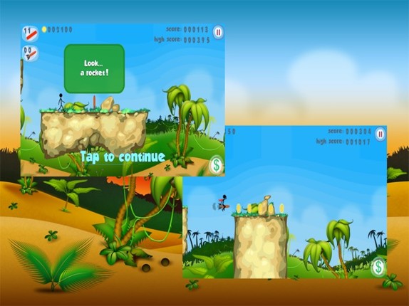 Stick-Man Jump: Super Fight Jumper Trampoline War Adventure Game 2 screenshot