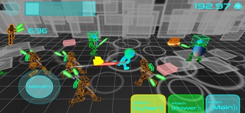 Stickman Neon: Sword Fighting screenshot