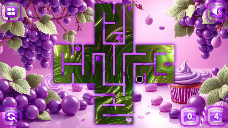 Sweetie Candy Maze: Purple Grape screenshot