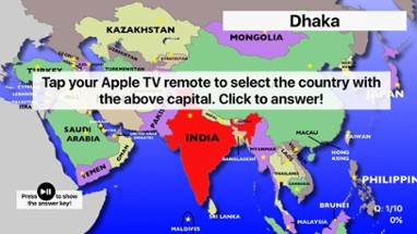 Asia Map Quiz: Learn Geography Image