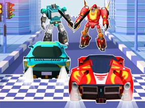 Car Robot Transform Fight Image