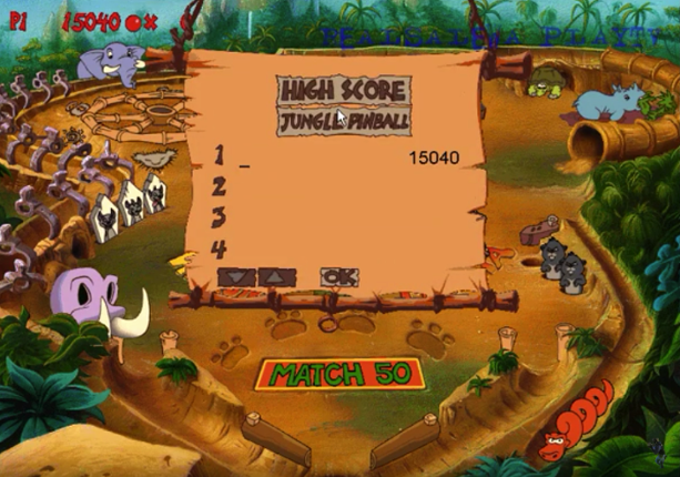 Disney's Hot Shots: Timon and Pumbaa's Jungle Pinball screenshot