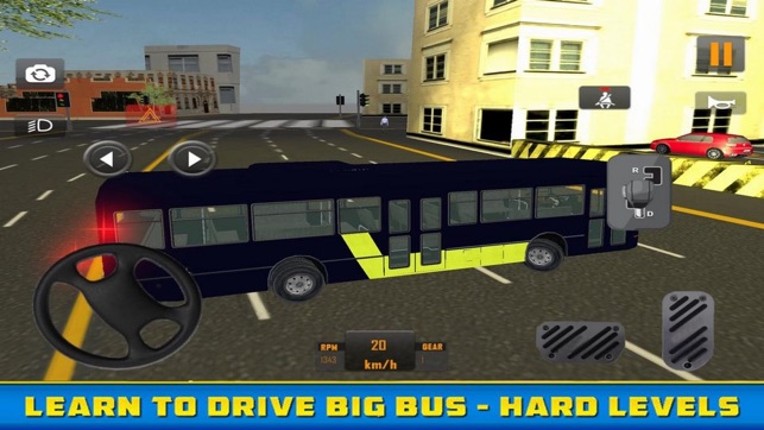 Driver Skill parking - Bus city 3D screenshot