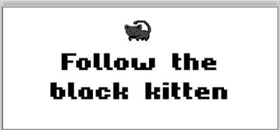 Follow the Black Kitten Image