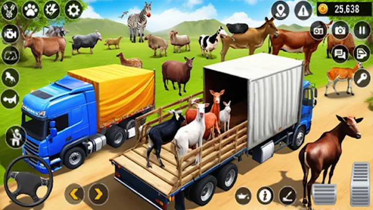 Truck Driving Animal Transport screenshot