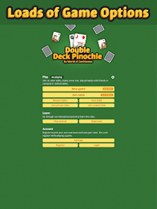 Double Deck Pinochle ‣ screenshot