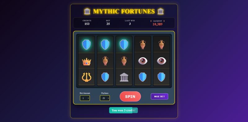 ️ Mythic Fortunes: Age of Gods Image