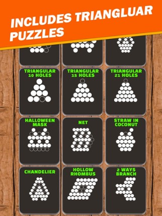 Peg Solitaire Ultra-MarbleJump screenshot