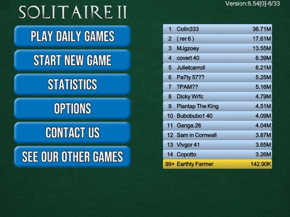 Solitaire Pro II screenshot