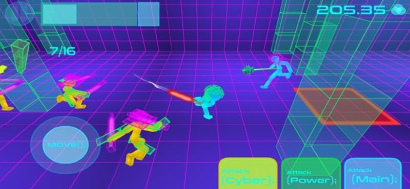 Stickman Neon: Sword Fighting screenshot
