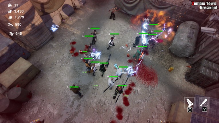 Zombie Town Breakout screenshot