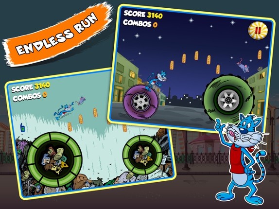 Alley Cat Junkyard Jump Escape! – Get Tom From Rags to Riches Image