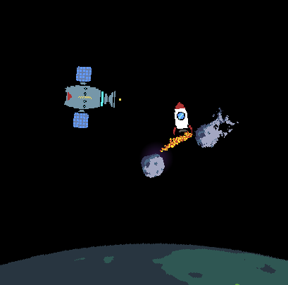 Games like Asteroid Storm ("Calm Before the Storm" Brackeys Jam 2024.2)