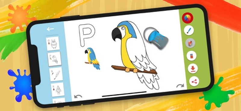 ColorKids: Coloring Book Lite. screenshot