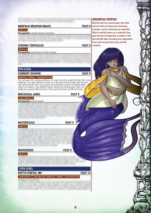 Eldritch Ancestries: Merfolk [Pathfinder 2E] SFW screenshot