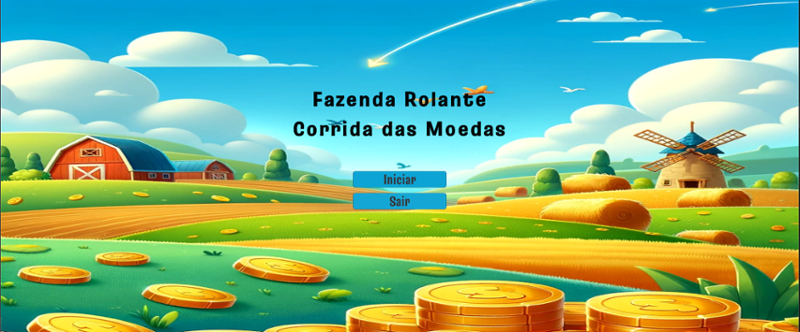 Fazenda Rolante: Corrida das Moedas Game Cover