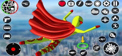 Flying Spider Stickman Rope 3D Image