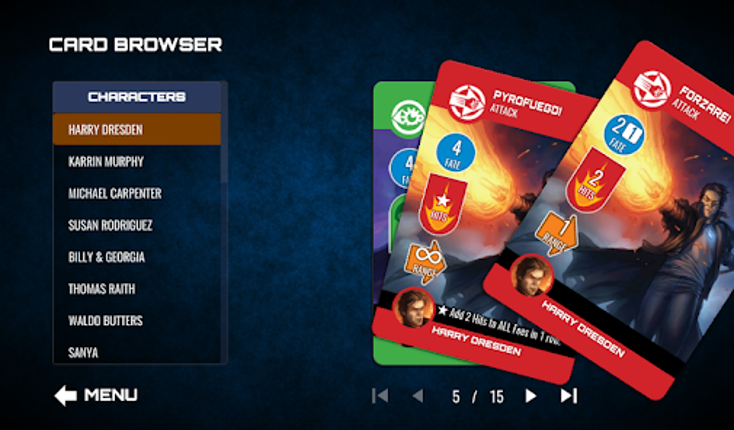 Dresden Files Co-op Card Game screenshot