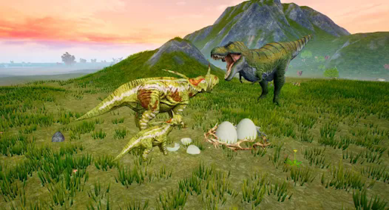 The Cursed Dinosaur Isle: Game Image