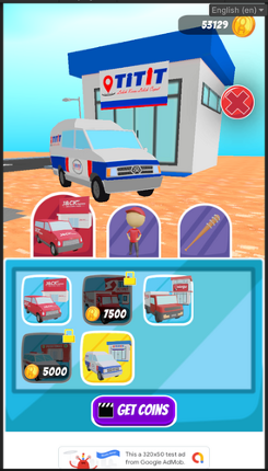 Crazy Delivery Guy Image