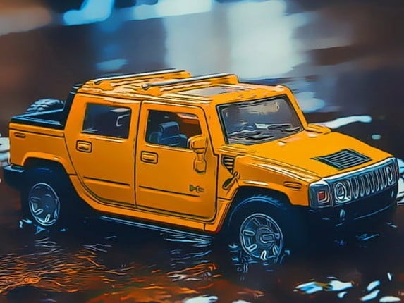 Hummer Jeep Puzzle Game Cover