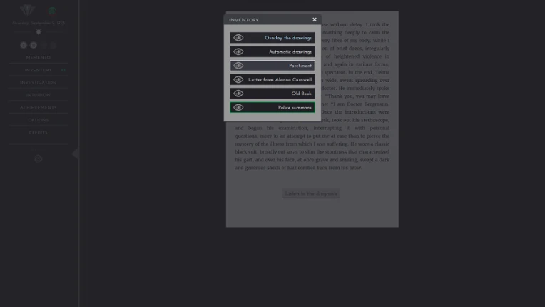 Maximilien — A Psychological Horror Interactive Novel Image