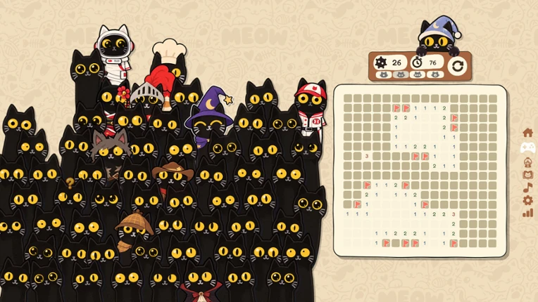 Mines & Meows: Cozy Minesweeper screenshot