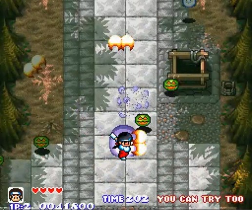 Pocky & Rocky screenshot