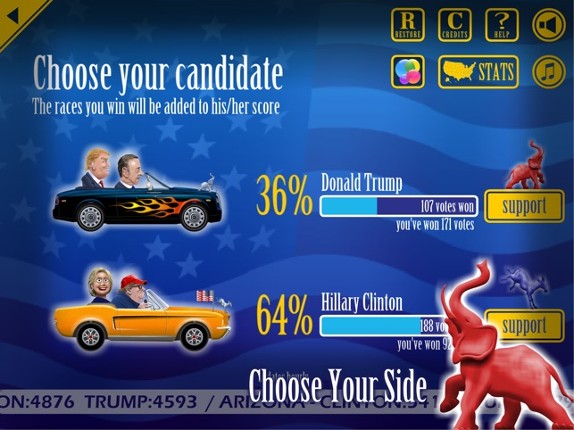 Presidential Race - Driver's Challenge screenshot