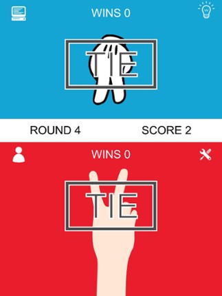 RPS Challenge rock paper scissors war against artificial intelligence screenshot
