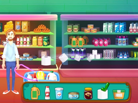 Supermarket Shopping &amp; ATM Fun screenshot
