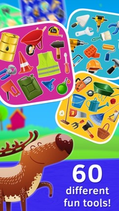 Baby Puzzles. Garage Tools Image