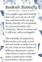 Bookish Butterfly Image