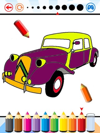 Car Coloring Book - Vehicle drawing for Kids screenshot
