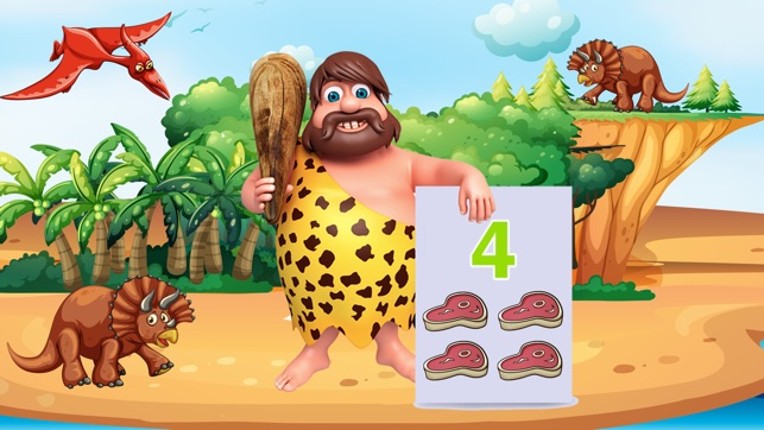 Caveman Kids Math 1 screenshot