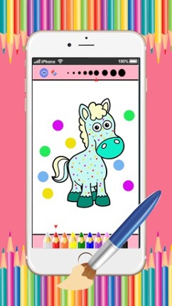Dog art pad : Learn to paint and draw animal coloring pages printable for kids free Image