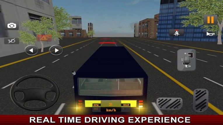 Driver Skill parking - Bus city 3D Image