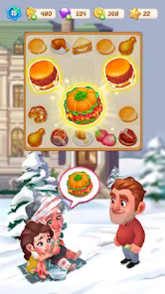 Happy Merge Cafe:Save The Girl Image